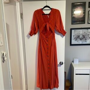 Free People String of Hearts Maxi Dress